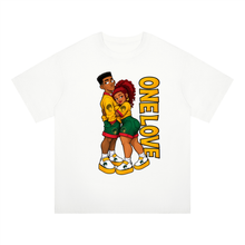 Load image into Gallery viewer, Welcome to Strawland 90s edition "ONE LOVE"Oversized Drop Shoulder T-Shirt