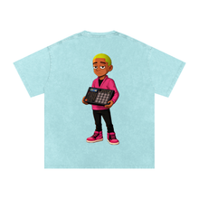 Load image into Gallery viewer, Welcome to Strawland "Logo Gititcuz" Washed Oversized Cotton T-Shirt
