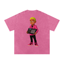 Load image into Gallery viewer, Welcome to Strawland "Logo Gititcuz" Washed Oversized Cotton T-Shirt
