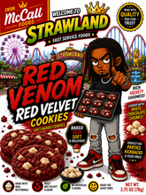 Load image into Gallery viewer, Red Venom Red Velvet Cookies packaging
